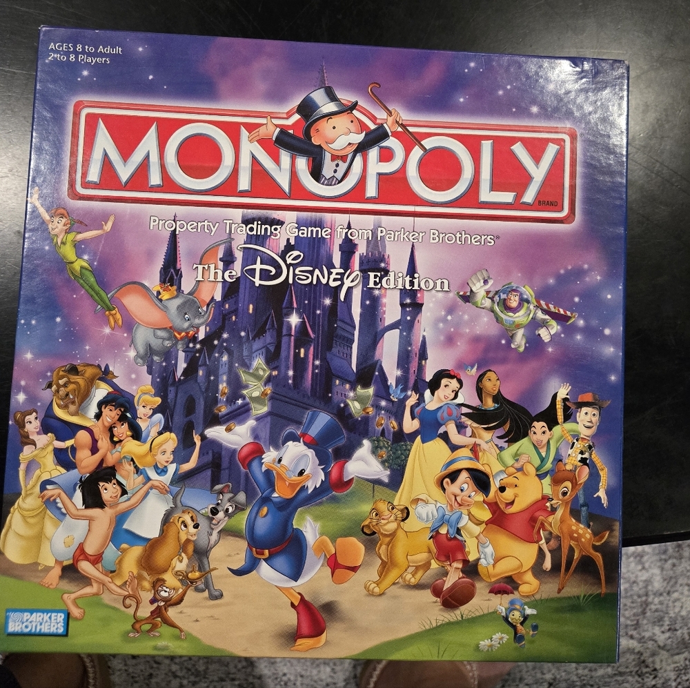 Disney Edition Monopoly Board Game